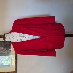 Pendleton,  vintage red wool blazer.
